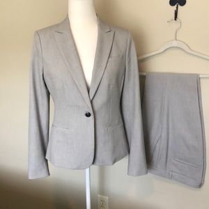 Banana Republic gray suiting with trousers